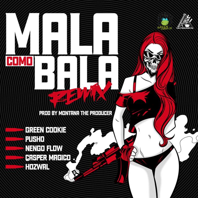 Album cover art for Mala Como Bala (Remix)