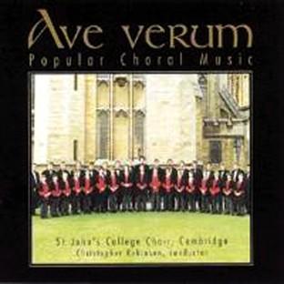 Album cover art for Ave Verum, Popular Choral Music