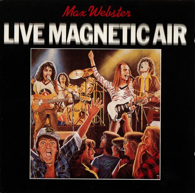 Album cover art for Live Magnetic Air