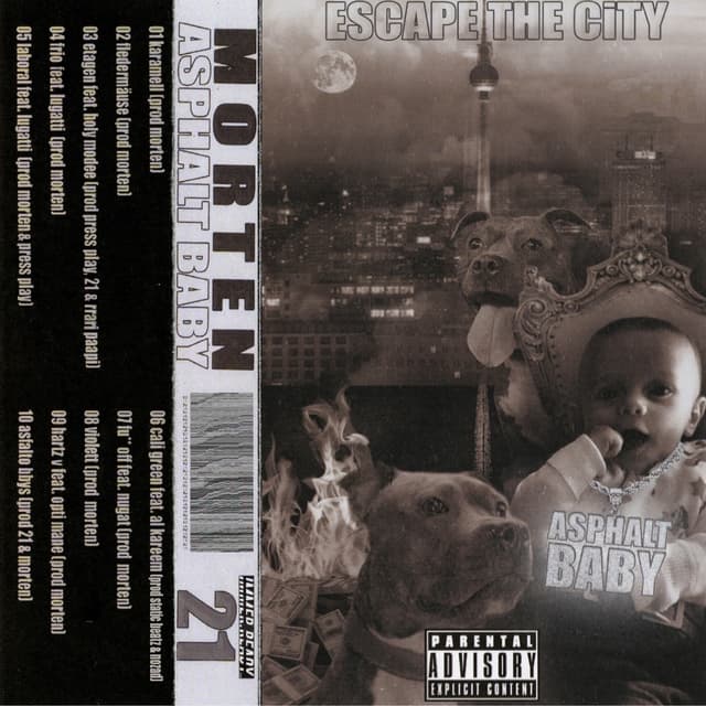 Album cover art for ESCAPE THE CiTY (Level 1 - asphalt baby)