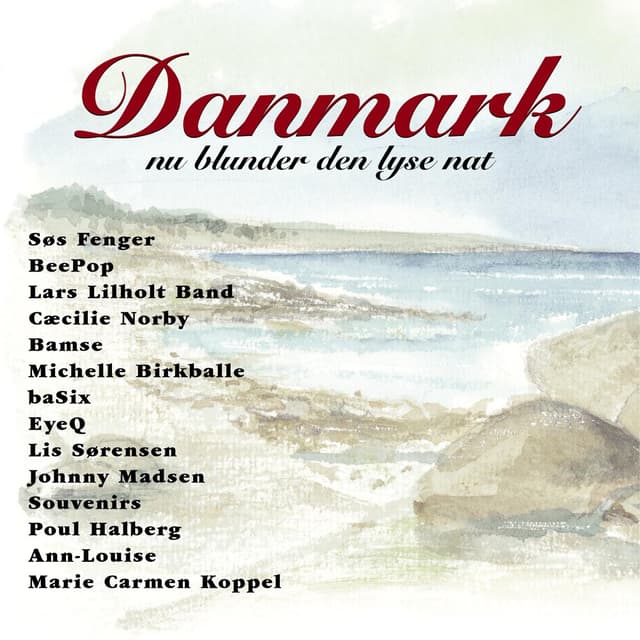 Album cover art for Danmark Nu Blunder den Lyse Nat