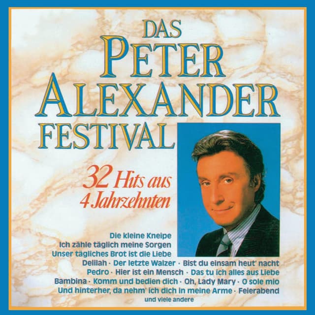 Album cover art for Das Peter Alexander Festival