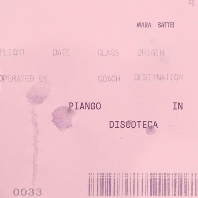 Album cover art for Piango in discoteca