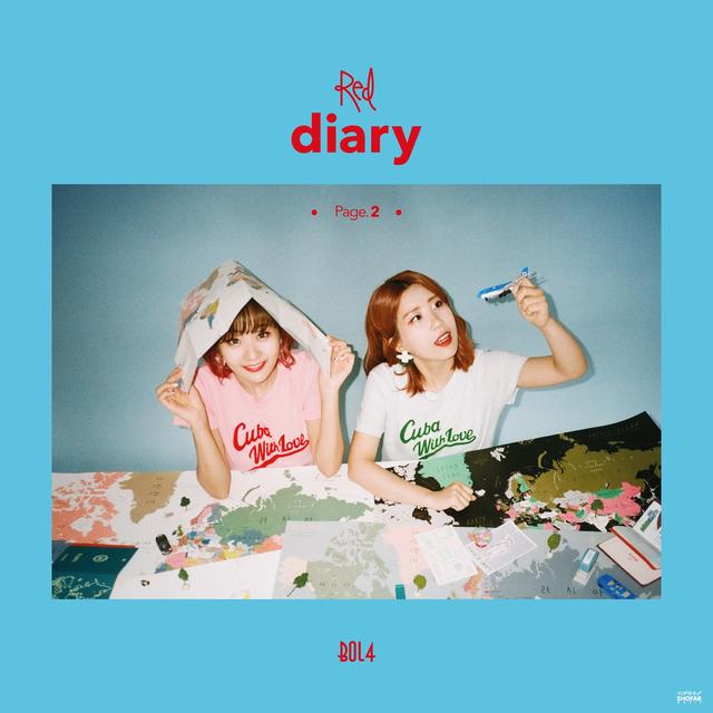 Album cover art for Red Diary Page. 2