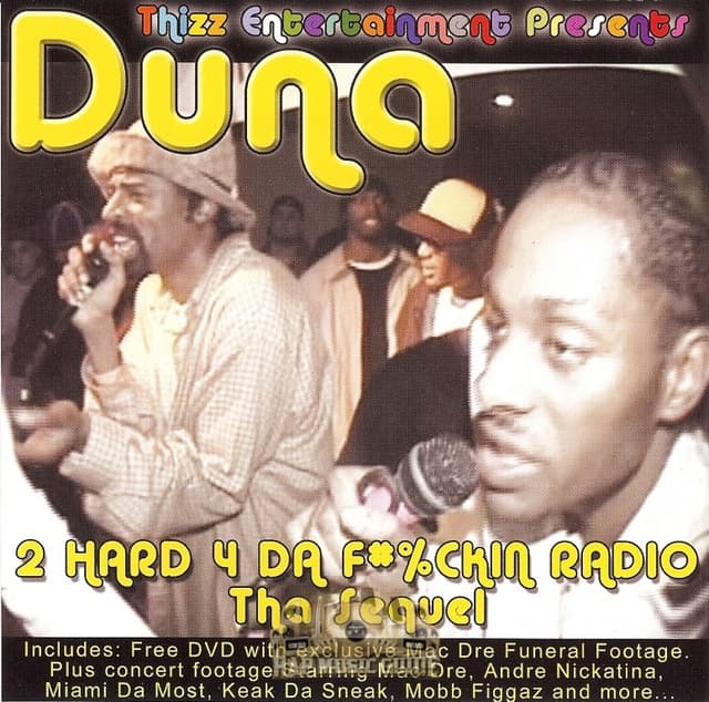 Album cover art for 2 Hard 4 da Fuckin Radio: Tha Sequel