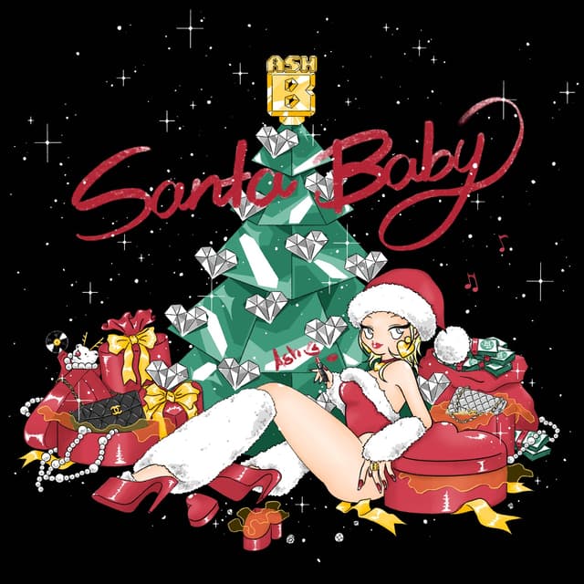 Album cover art for Santa Baby