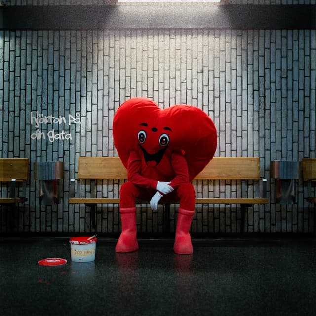 Album cover art for Hjärtan på din gata
