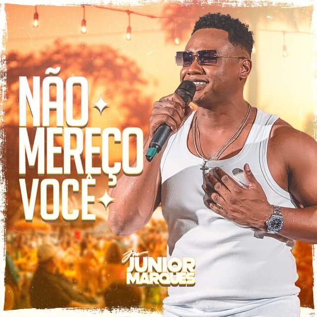 Album cover art for Não Mereço Você