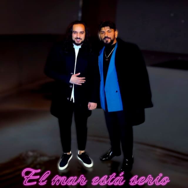 Album cover art for El mar está serio