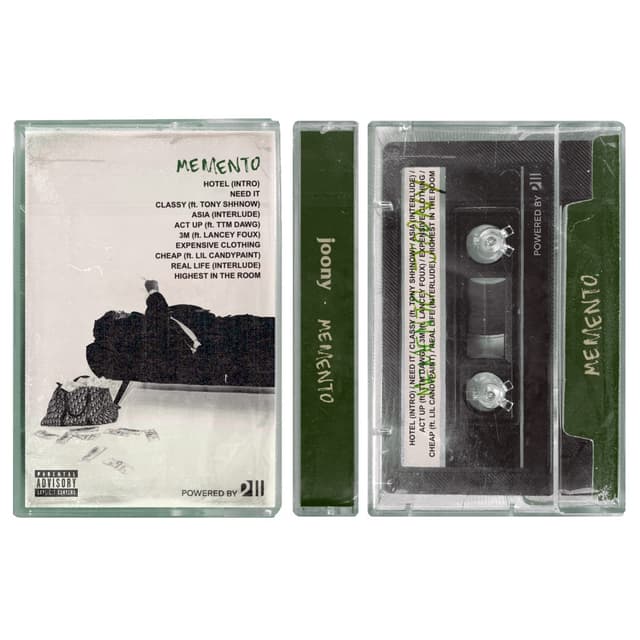 Album cover art for MEMENTO