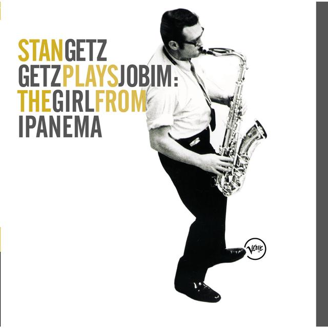 Album cover art for Getz Plays Jobim : The Girl from Ipanema