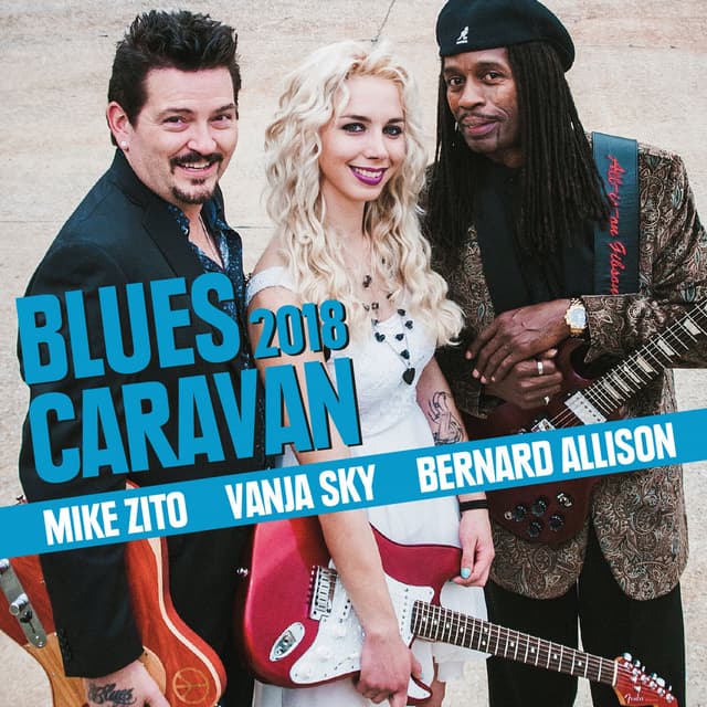 Album cover art for Blues Caravan 2018
