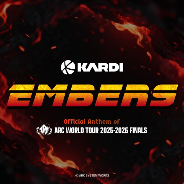 Album cover art for Embers (ARC WORLD TOUR 2025-2026 FINALS Official Anthem)