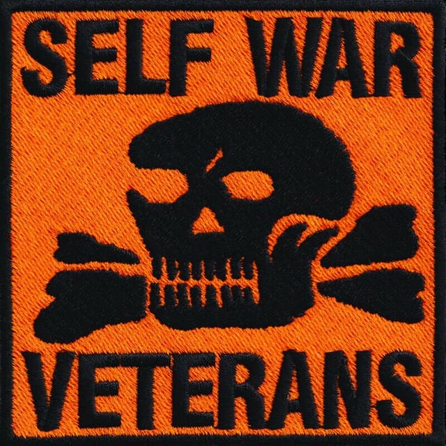 Album cover art for SELF-WAR VETERANS