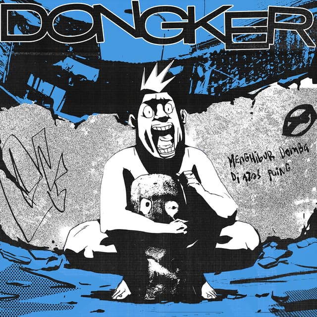 Album cover art for Menghibur Domba di Atas Puing