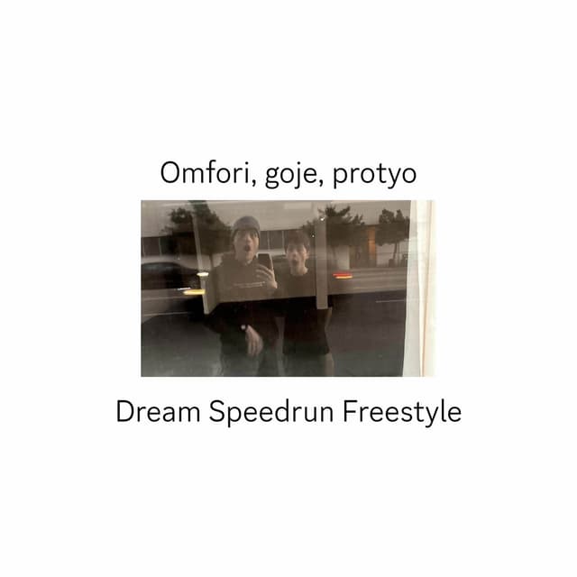 Album cover art for Dream speedrun freestyle