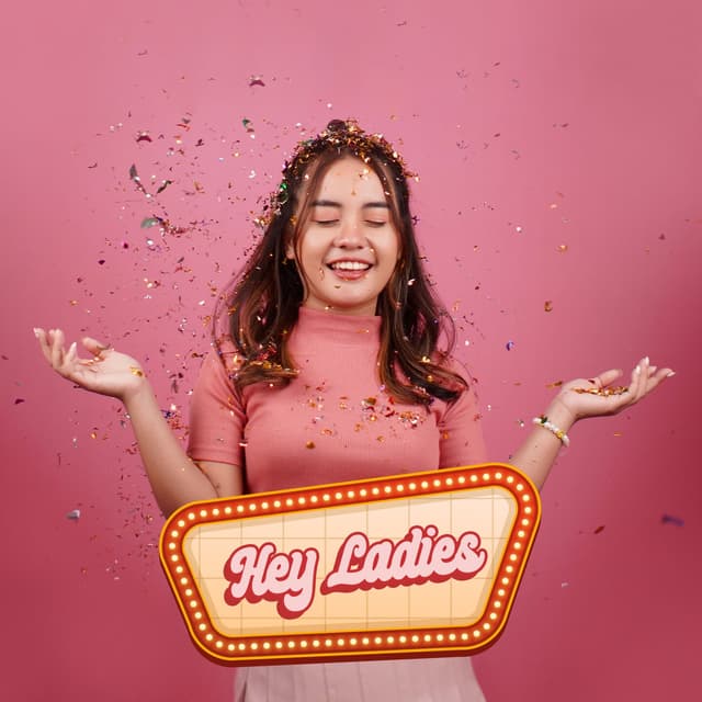 Album cover art for Hey Ladies