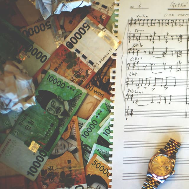 Album cover art for Gettin Money Moment