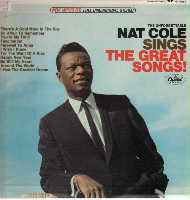 Album cover art for The Unforgettable Nat Cole Sings the Great Songs!