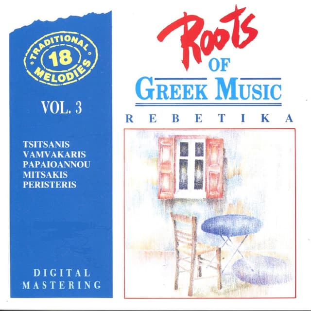 Album cover art for Roots Of Greek Music Vol. 3: Rebetika