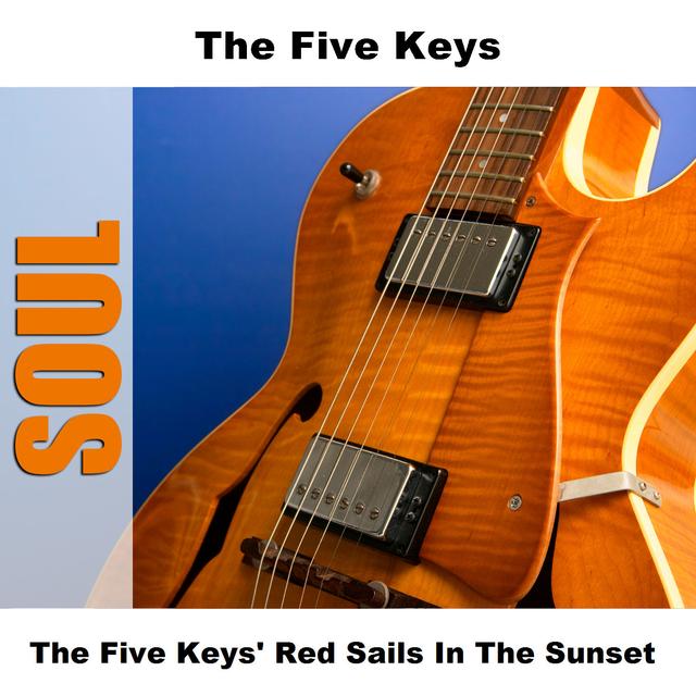 Album cover art for The Five Keys' Red Sails In The Sunset