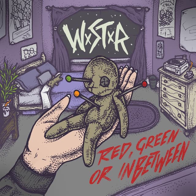 Album cover art for Red, Green or Inbetween