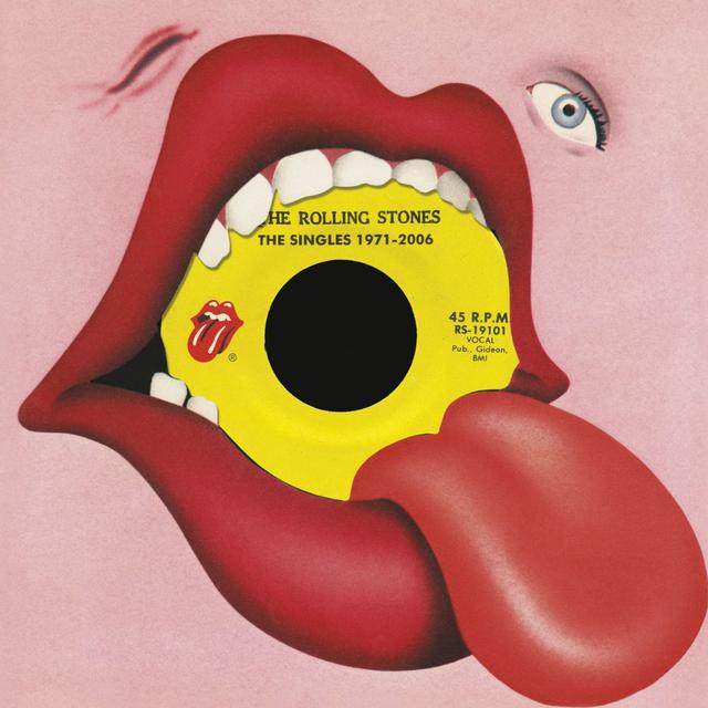 Album cover art for The Rolling Stones Singles Box Set 1971-2006