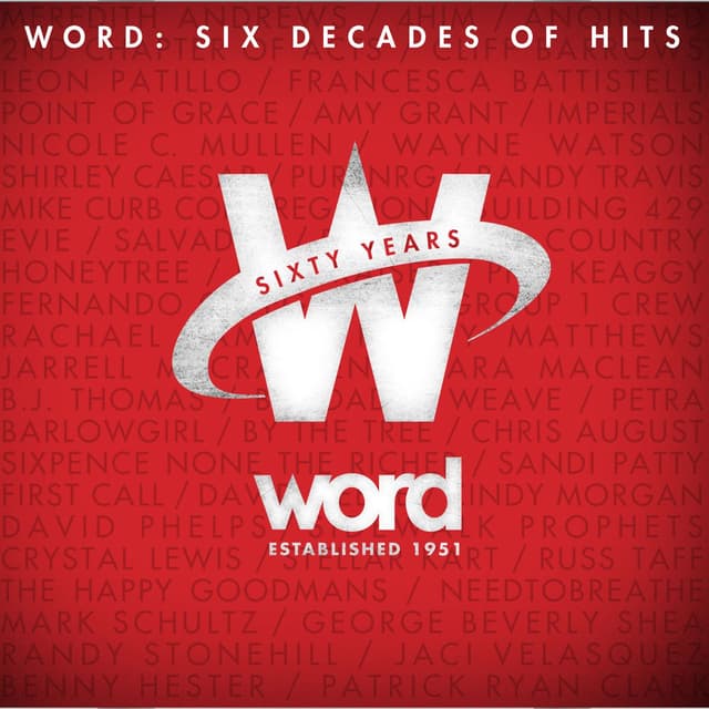 Album cover art for Word: Six Decades Of Hits