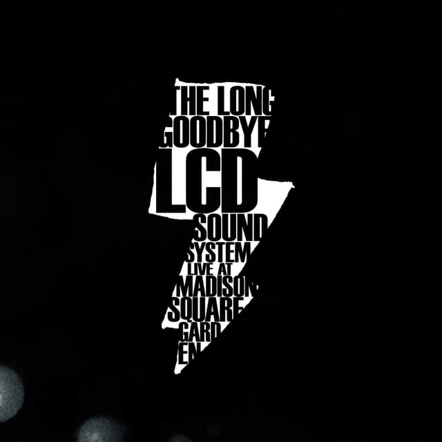 Album cover art for The Long Goodbye - LCD Soundsystem Live at Madison Square Garden