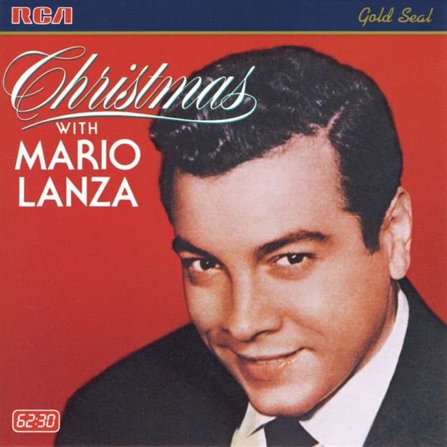 Album cover art for Christmas with Mario Lanza
