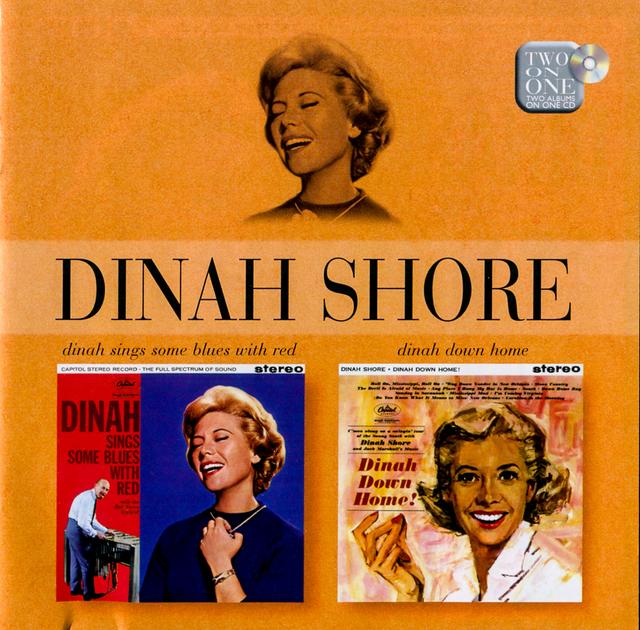 Album cover art for Dinah Sings Some Blues With Red/Dinah, Down Home!