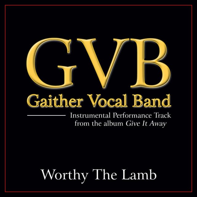 Album cover art for Worthy The Lamb Performance Tracks