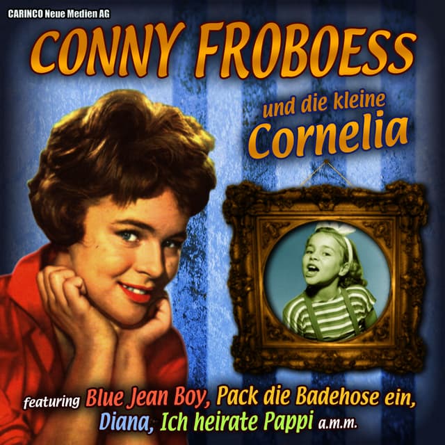 Album cover art for Conny Froboess und die Kleine Cornelia