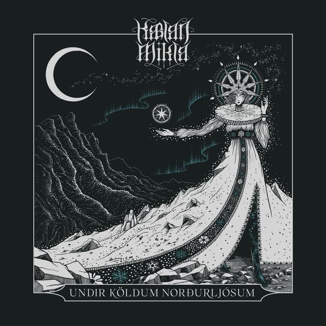 Album cover art for Undir köldum norðurljósum