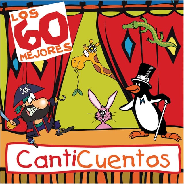 Album cover art for Los 60 Mejores Canticuentos