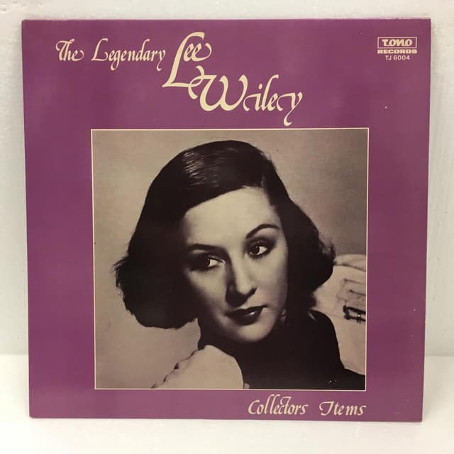 Album cover art for The Legendary Lee Wiley Collector's items