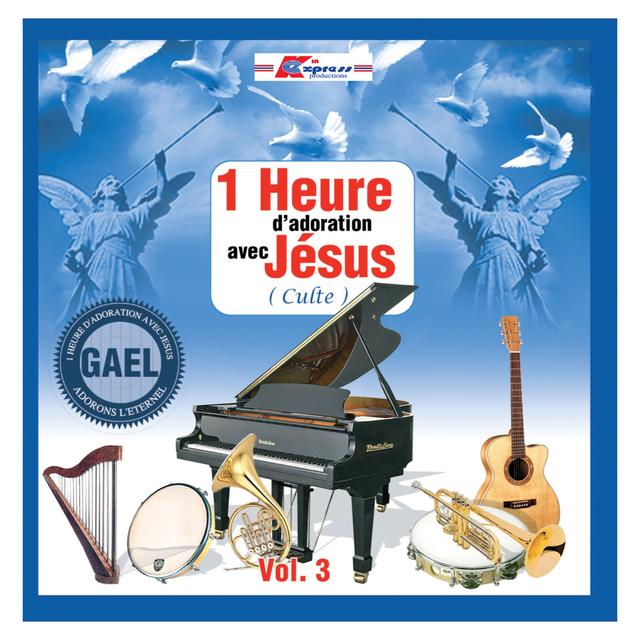 Album cover art for 1 heure avec Jesus Vol.3