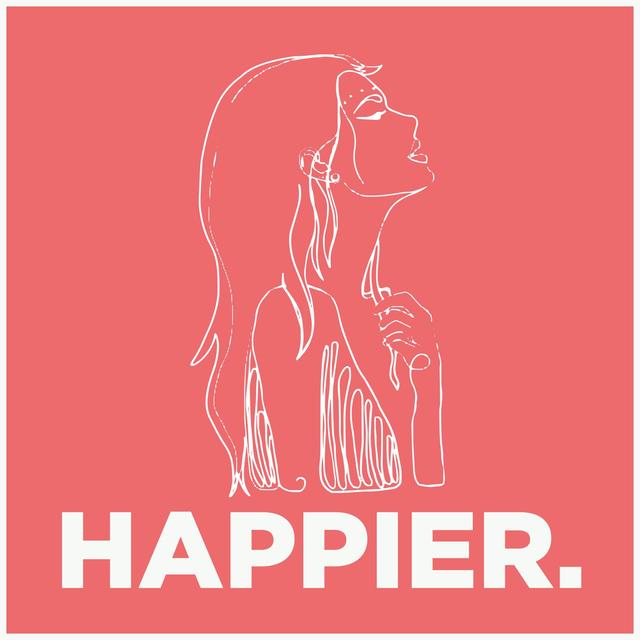 Album cover art for Happier.