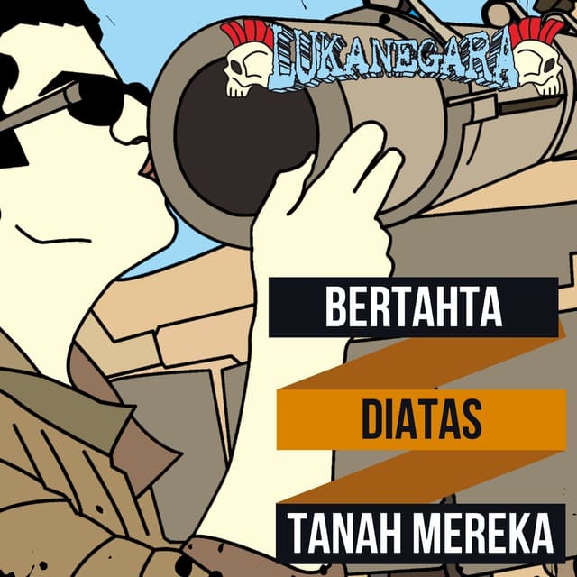 Album cover art for Bertahta Diatas Tanah Mereka