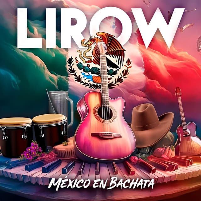 Album cover art for México en bachata