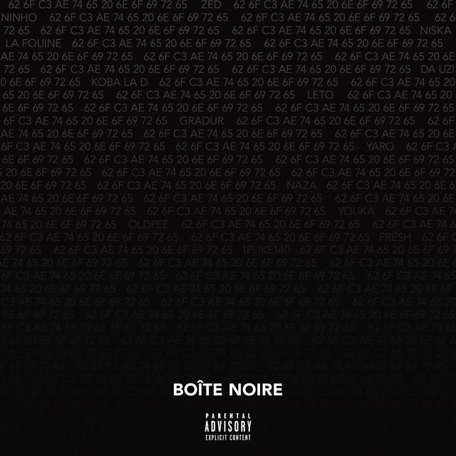 Album cover art for Boîte Noire