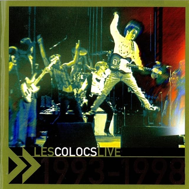 Album cover art for Les Colocs Live 1993-1998