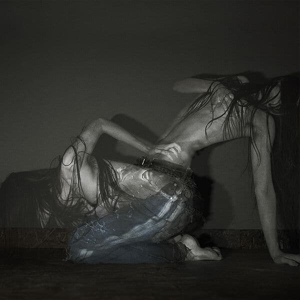 Album cover art for Something is a shell .