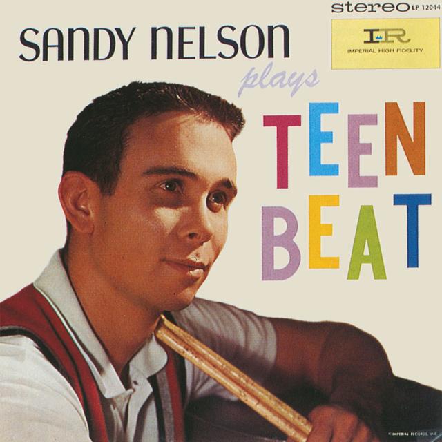 Album cover art for Sandy Nelson Plays Teen Beat