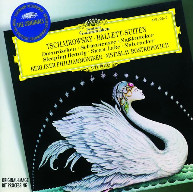 Album cover art for Tchaikovsky: Ballet Suites (Swan Lake; The Sleeping Beauty; The Nutcraker)