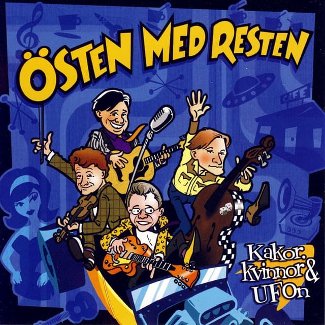 Album cover art for Kakor, kvinnor & UFON