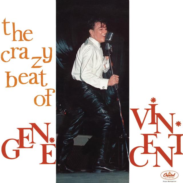 Album cover art for The Crazy Beat of Gene Vincent