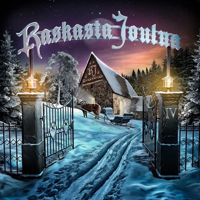 Album cover art for Raskasta Joulua IV