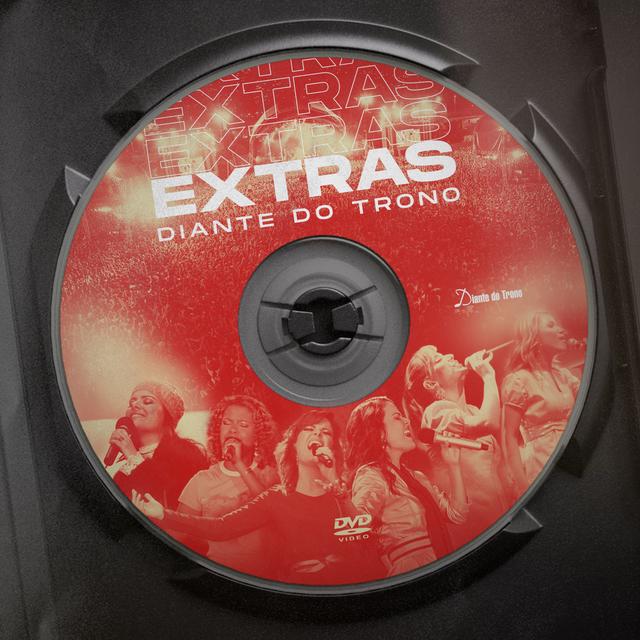 Album cover art for Extras Diante do Trono