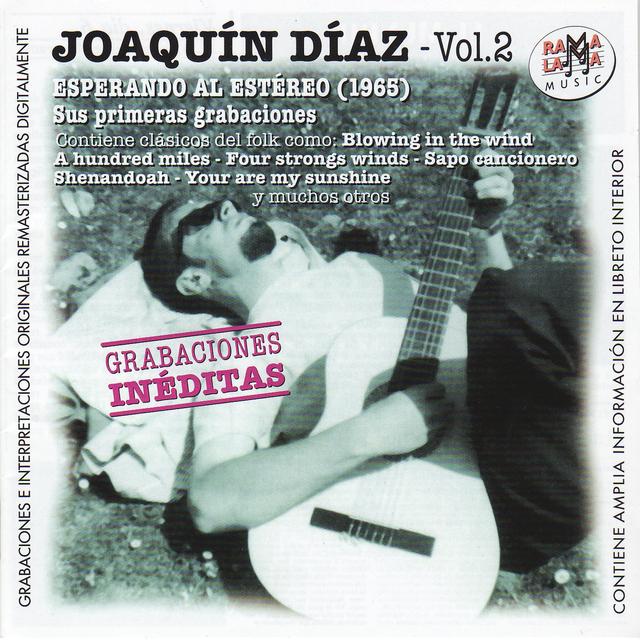 Album cover art for Joaquín Díaz Vol.2. Esperando Al Estéreo (1960). Sus Primeras Grabaciones